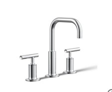 Kohler Purist 14406-4-CP Widespread 8in Lever Bath Faucet WaterSense Chrome