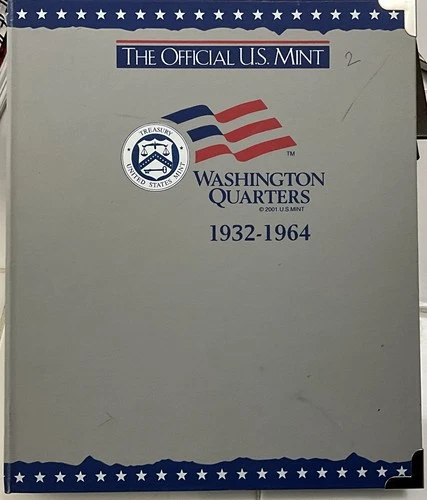 Washington Quarters Collection 1932to1964 32Coins in The Official US Mint Album