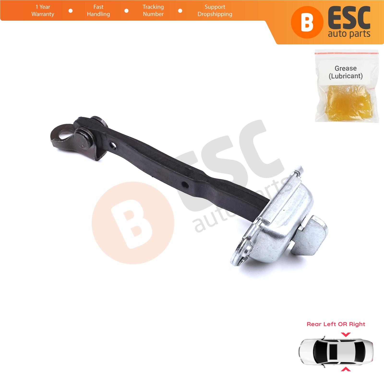 Rear Door Stop Check Assy Limiter for Toyota C-HR MK1 X1 AX10 AX50 2016-2024