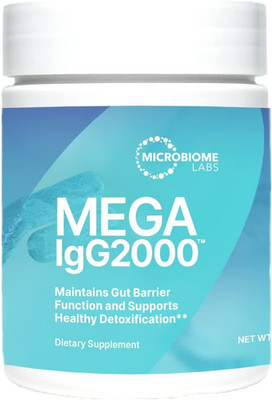 Microbiome Labs Mega IgG2000 Gut Health Powder for Women, Men & Kids 2+ - IgG Im