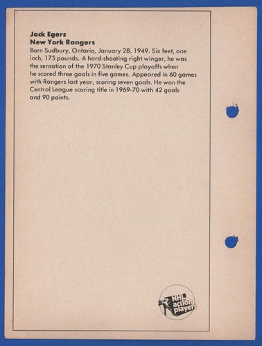 1971-72 COLUMBIAN & TORONTO SUN NHL ACTION PLAYERS HOCKEY PHOTO 167-294 SEE LIST - Picture 7 of 217