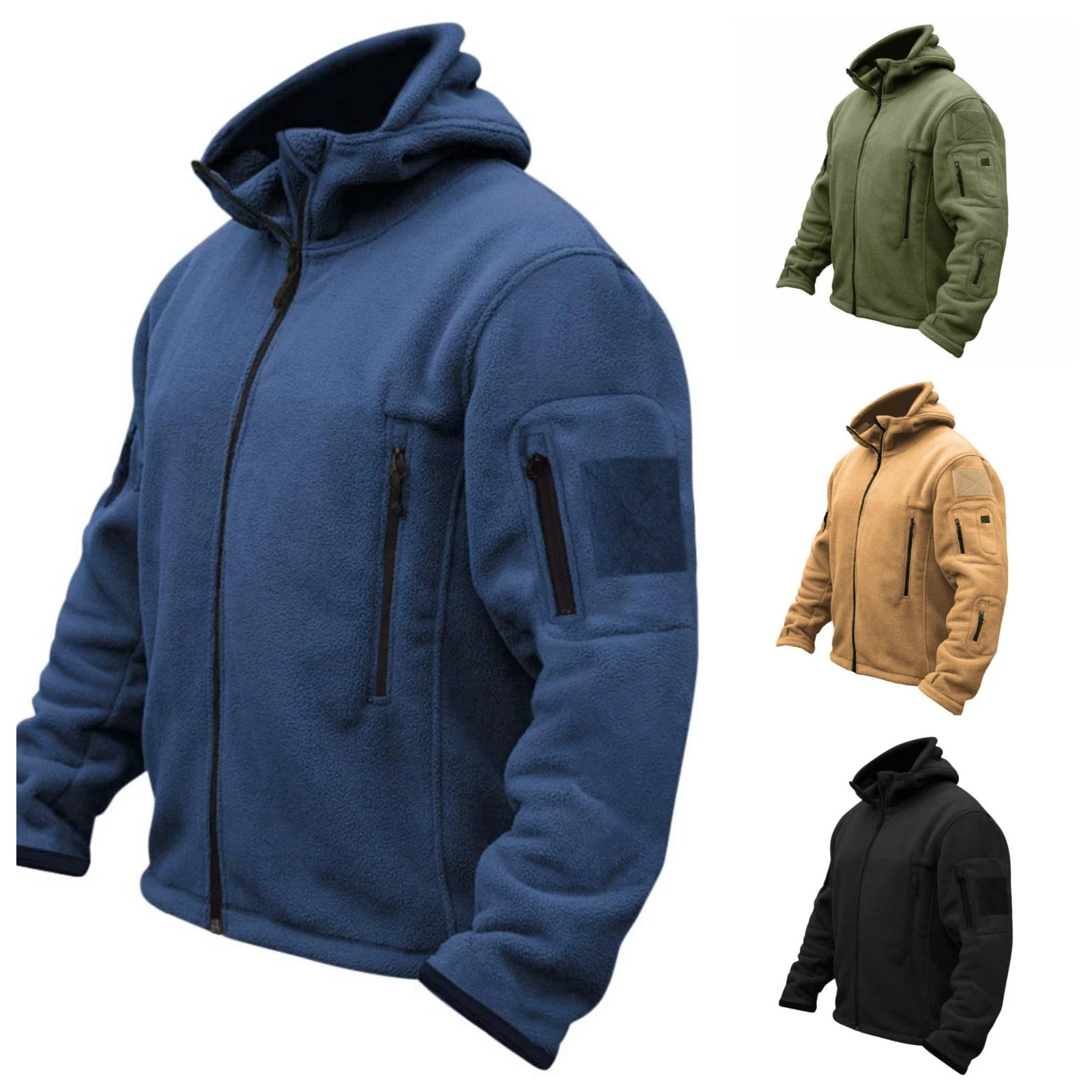 Tactical Recon Zip Up Fleece Jacket Army Hoodie Security Police Hoody Combat uk
Opens in a new windo