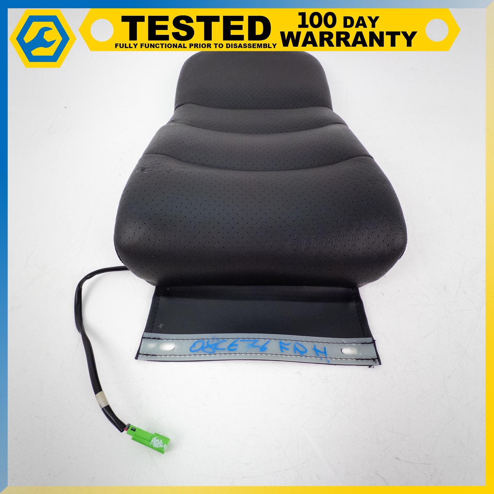 05-11 CHEVROLET CORVETTE C6 FRONT RIGHT PASSENGER UPPER LOWER SEAT CUSHION OEM