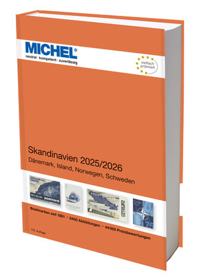 MICHEL Briefmarken Katalog Skandinavien 2025/2026 (E 10) NEU