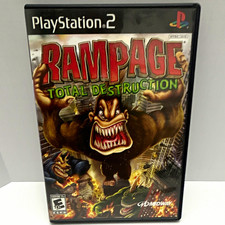 Midway Rampage: Total Destruction PS2 E10+ NTSC-U/C Manual Included