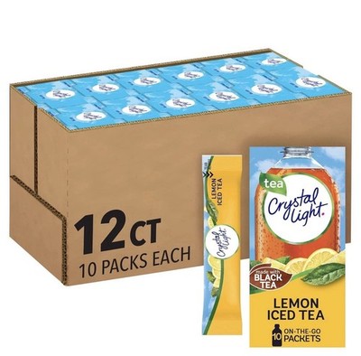 Crystal Light Lemon Iced Tea On-the-Go Powdered Drink Mix 120 Packets Sugar-Free