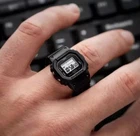 Casio G-Shock DWN-5600-1D Black Nano Miniature Finger Fit Ring Size Unisex Watch