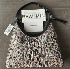 Brahmin Tabitha NWT ~ Multi Pelham ~ Dreamy Animal Abstract Print Neutral Winter