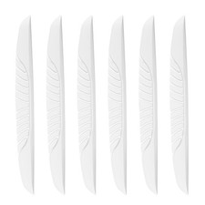 6pcs Car Door Edge Guards Protectors PVC Side Doors Edge Trim Strip Clear