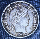 1909-S Barber 90% Silver Dime ~ Obv/Rev Clashed Dies Error