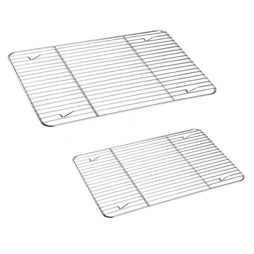 Cooling Rack, Baking Roasting Rack Stainless Steel for Baking Sheet Oven Pan,...