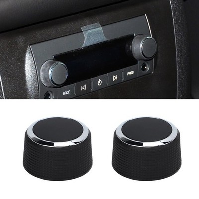 Tioollev 2 PCS Car Rear Radio Volume Control Knob for Chevy Tahoe Silverado G...