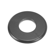 Wall Split Flange 1.73" Escutcheon Plate Buckles Pipe Cover Gray