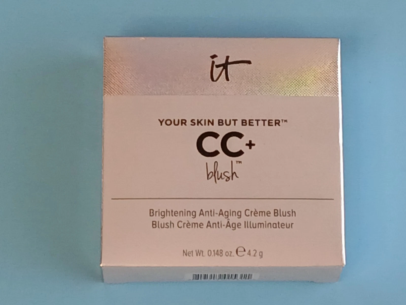 IT Cosmetics CC+ Brightening Creme Blush Je Ne Sais Quoi .148 oz NOS Box B