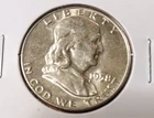 1958-D, 50C, Franklin Half Dollar  - Fine Condition