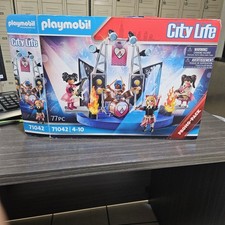Playmobil City Life 71042 Music Band Promo Pack 77 Pc Stage Rock Concert OpenBox