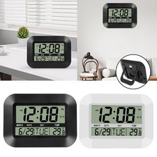 Digital Home Large Big Jumbo LED Wall Desk Clock Calendar Temperature Clock