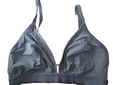 Lively Gray Busty Bralette Size 1 Wireless Unlined FREE SHIP