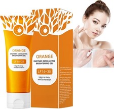 Orange Peeling Gel Deep Exfoliating Cleanser Face & Body Natural Hydrating Scrub