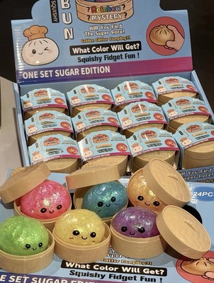 12er Pack Knödel Squishy Mystery Blind - Soft Bun Stress Spielzeug zufällige Überraschung