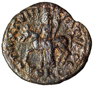 MARCO AURELIO Moneta Provinciale Romana con COA Fortuna a Cavallo CERTIFICATA Hippum