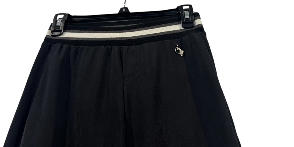 Leggings para mujer Baby Phat tiro medio negros bootcut: talla pequeña Foto 3 de 4