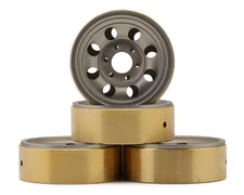 HPI 1.2" CS-8 Steel Beadlock Wheels (Silver) (4) (25g) [HPI161163]