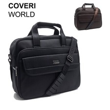 COVERI Borsa Uomo pelle ufficio Tracolla cartella pc lavoro porta documenti ipad