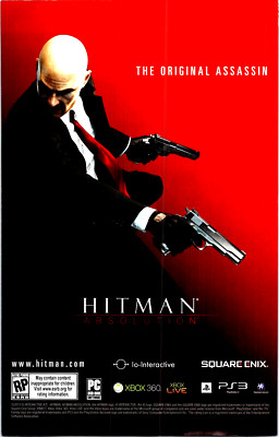 Hitman Absolution XBOX360 PS3 SQUARE ENIX 2012 Print Ad