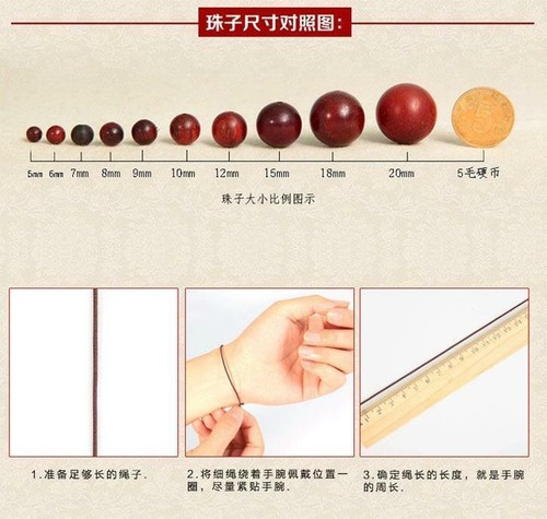 Bracciale Pieno Indiano Pieno Venere Lobulare Perline Preghiera Buddista Yoga Reiki - Foto 10 di 19