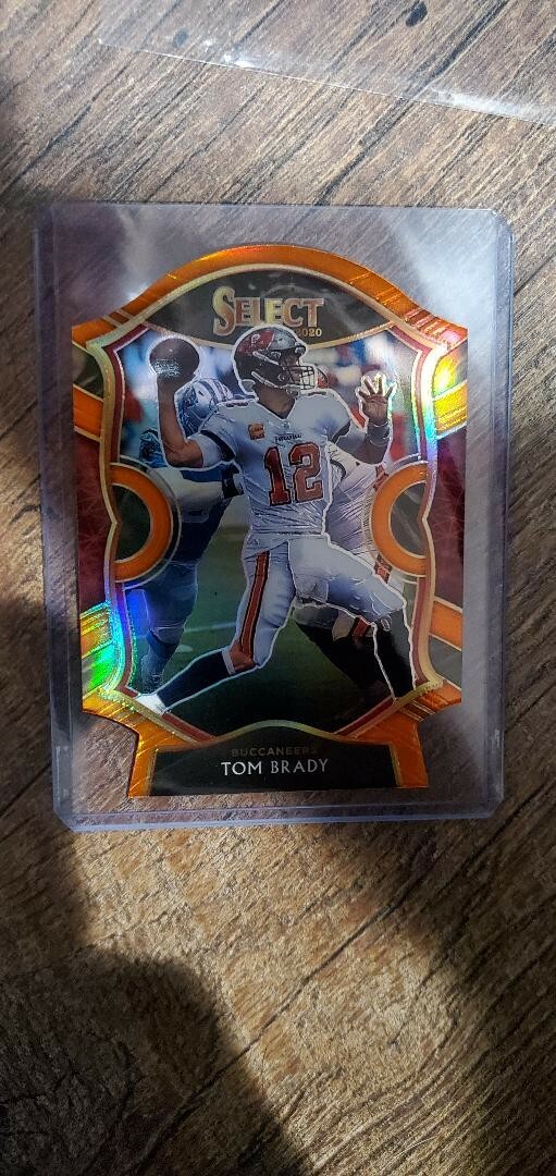 TOM BRADY 2020 SELECT ORANGE CONCOURSE DIECUT! SUPER CLEAN! #1