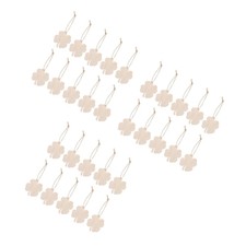  30 PCs Holz vier Blattausschnitte leere Holz...