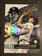 2020 Gold Label Baseball Brendan McKay Base Rookie Tampa Bay Rays 