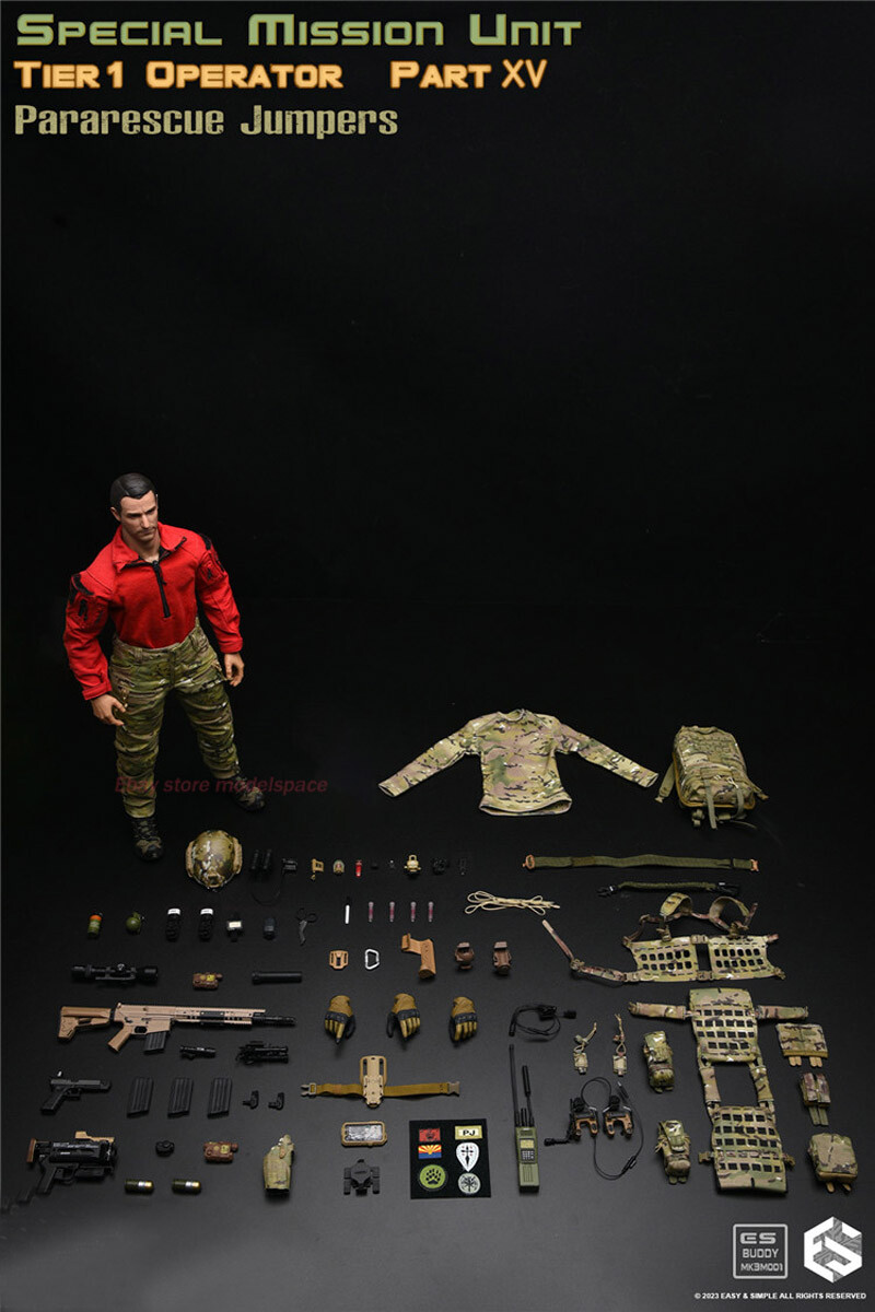 Easy&Simple ES 26053C Pararescue Jumpers SMU PJ 1/6 Scale Action
