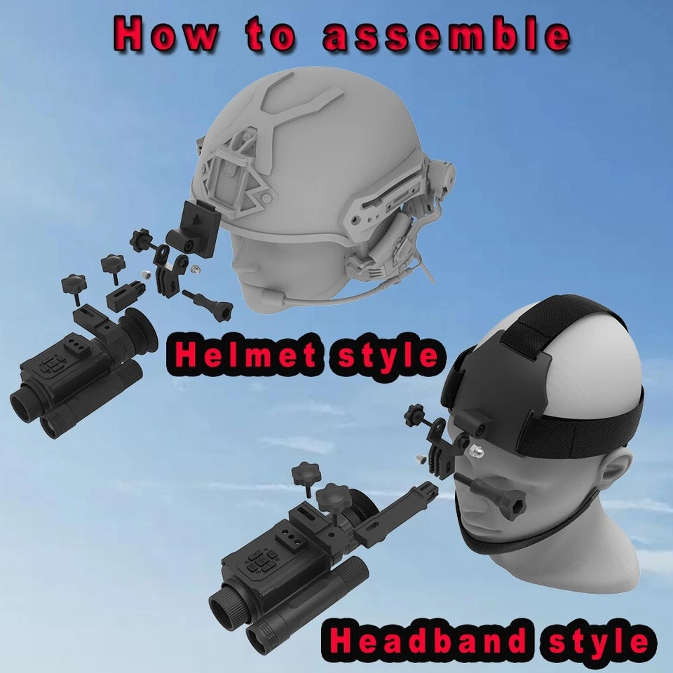 NK006 Infrared Night Vision Monocular 940nm Scope Hunting Sight Video Record - Image 4 of 4