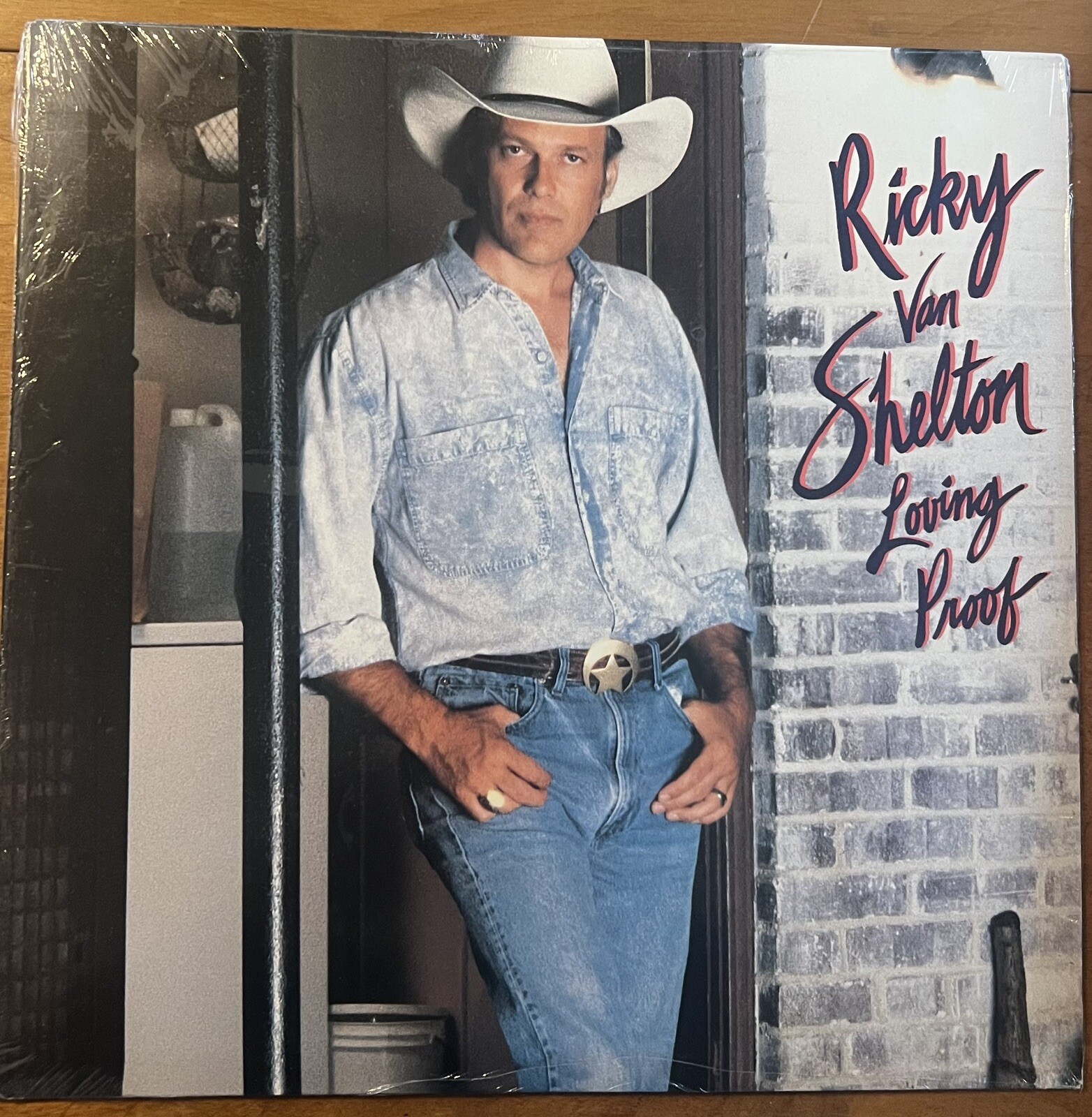 Ricky Van Shelton Loving Proof Vinyl Record 1988 VG/EX