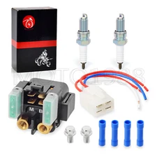 2004-09 For Yamaha V Star 1100 Custom XVS1100 Starter Solenoid Relay Spark Plug