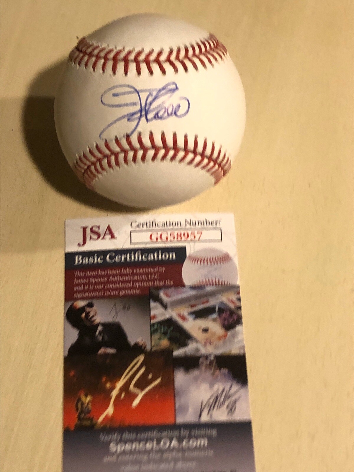 Jim Thome Autographed Signed Cleveland Indians Auto ROMLB Baseball Ball Indians Phillies Twins JSA 