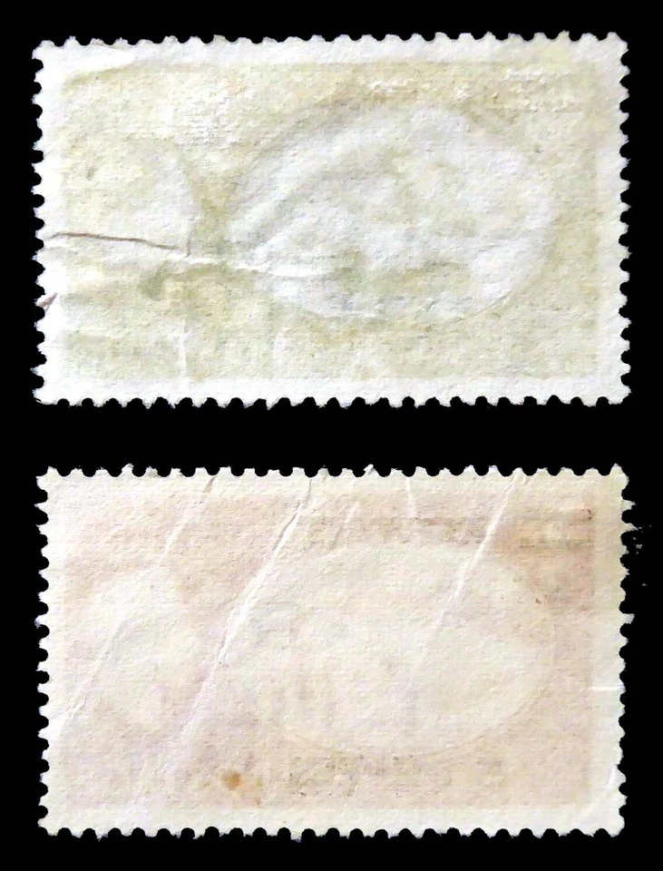 Kuwait 1951 G.vi 2R y 5R pliegue fino/usado GF626 Foto 2 de 2