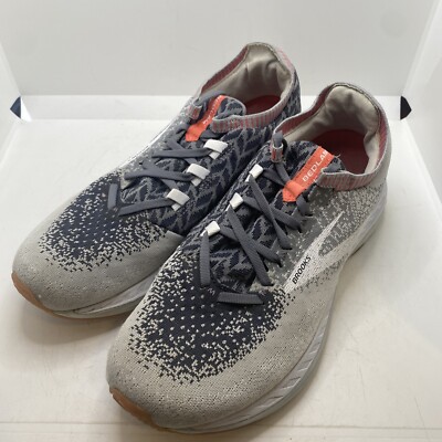 Brooks Bedlam 1202721B137 Grey Coral Running shoes Women's 10 Sneakers