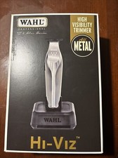 Wahl Hi-Viz All Metal Cordless Trimmer with Extra Wide T-Blade, 3023699.
