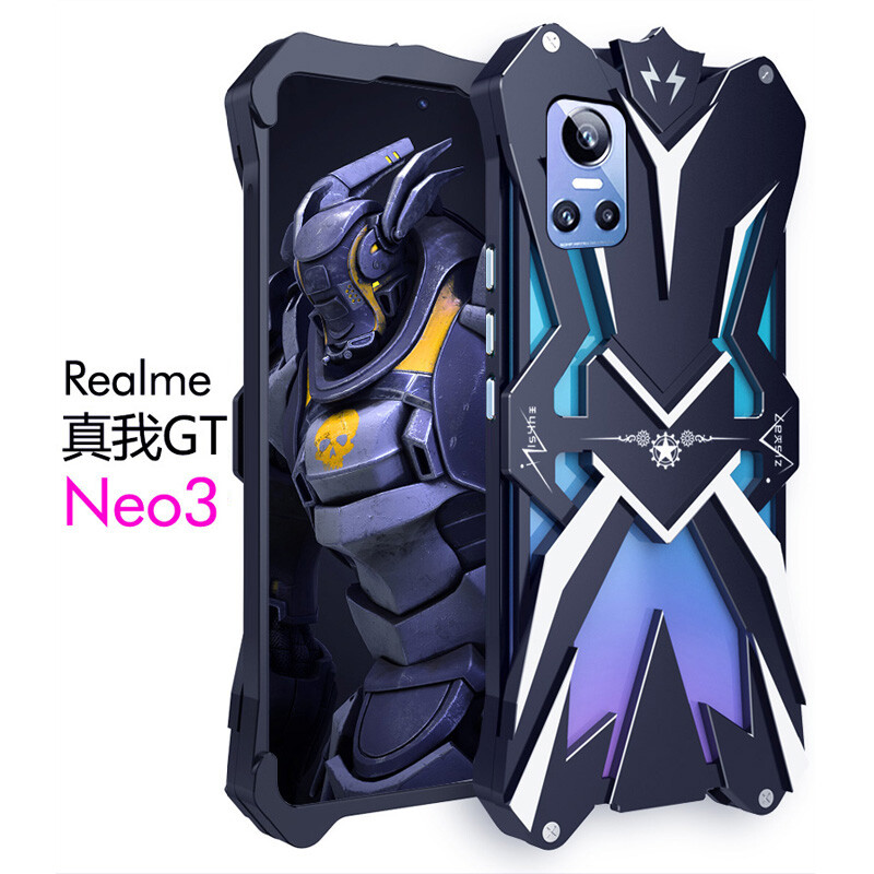 Powerful Shockproof Metal Armor For Realme GT Neo 3 Case Cover