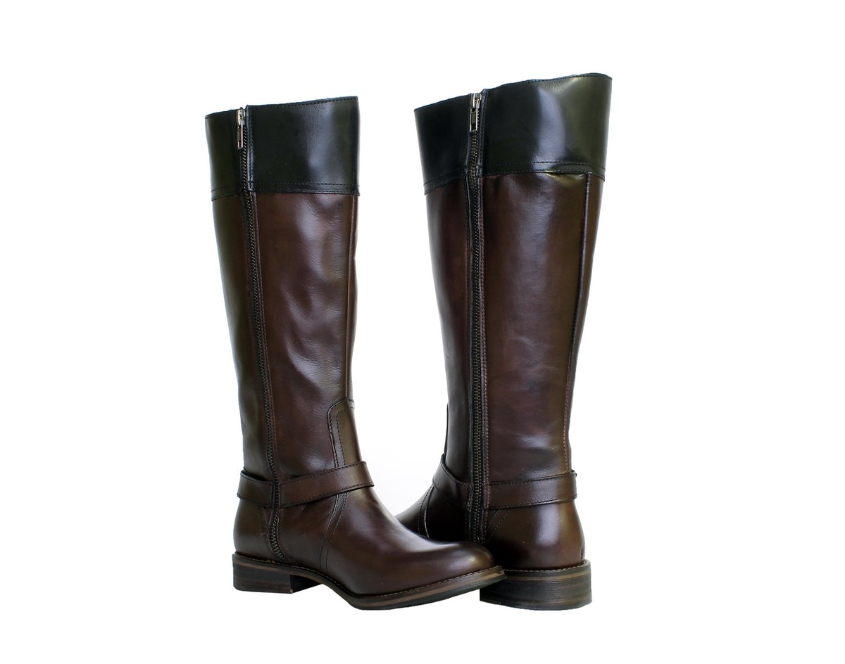 physical-beautiful-early-  Elegant Brown Riding Boots main image 2