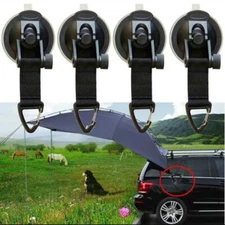 Outdoor Vacuum Suction Cup Anchor with Securing Hooks For Car Camping Hanger ×8