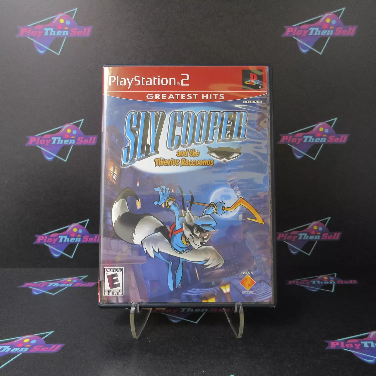 Sly Cooper And The Thievius Raccoonus PS2 PlayStation 2 GH - Game & Case  711719719823