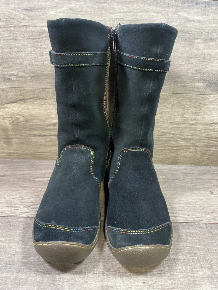 Botas Altas Keen Punky 1011778 Negro Rosa Gamuza Zapatos Mujer Talla 5 Foto 4 de 4