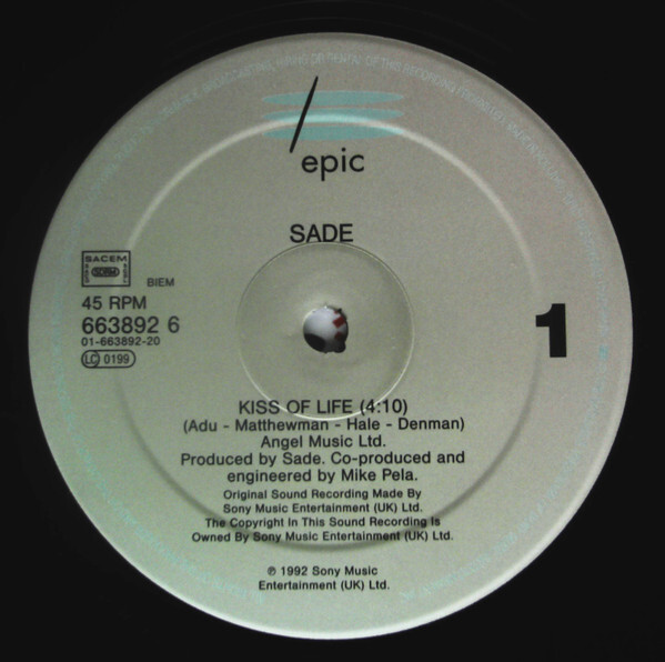 Sade / Kiss Of Life 12