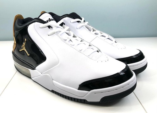 Nike Air Jordan Big Fund Premium White Gold Black Shoes CI2216-100 Men Size 10.5 | eBay