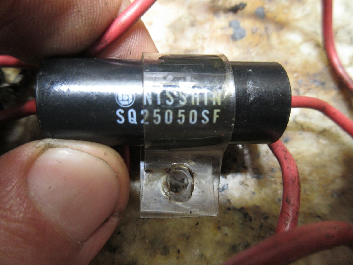 NISSHIN SAFETY SWITCH SQ25050SF LARGE LOT OF CAPACITORS MORI