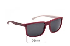 SFx Replacement Sunglass Lenses fits Arnette Stripe AN4251 - 58mm Wide